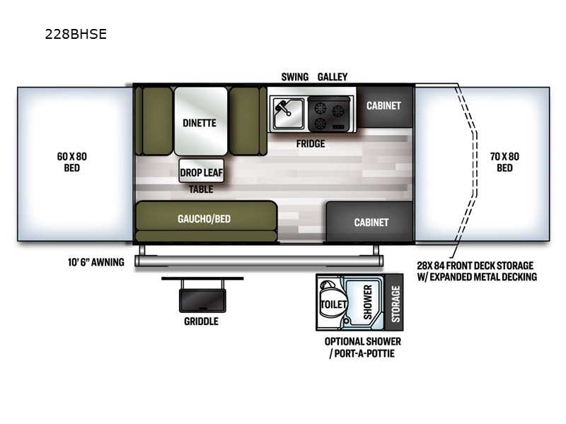 2022 Forest River Rv Flagstaff SE 228BHSE in joplin MO