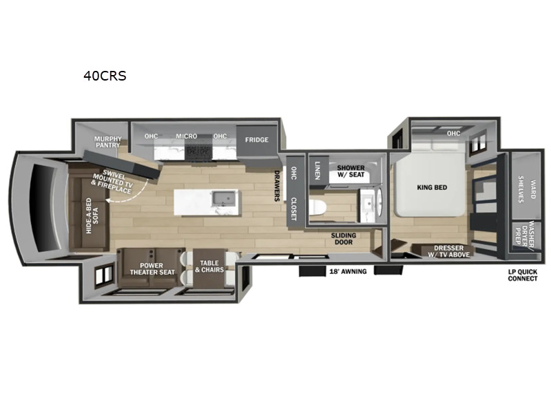 2027 Forest River Rv Cedar Creek Cottage 40CRS in young harris GA