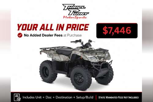 2025 Suzuki KingQuad 400ASi Camo in medina OH