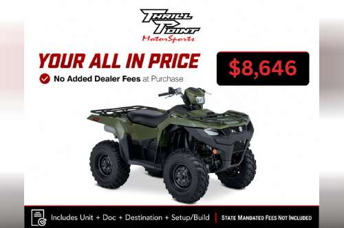 2026 Suzuki KingQuad 500AXi in medina OH
