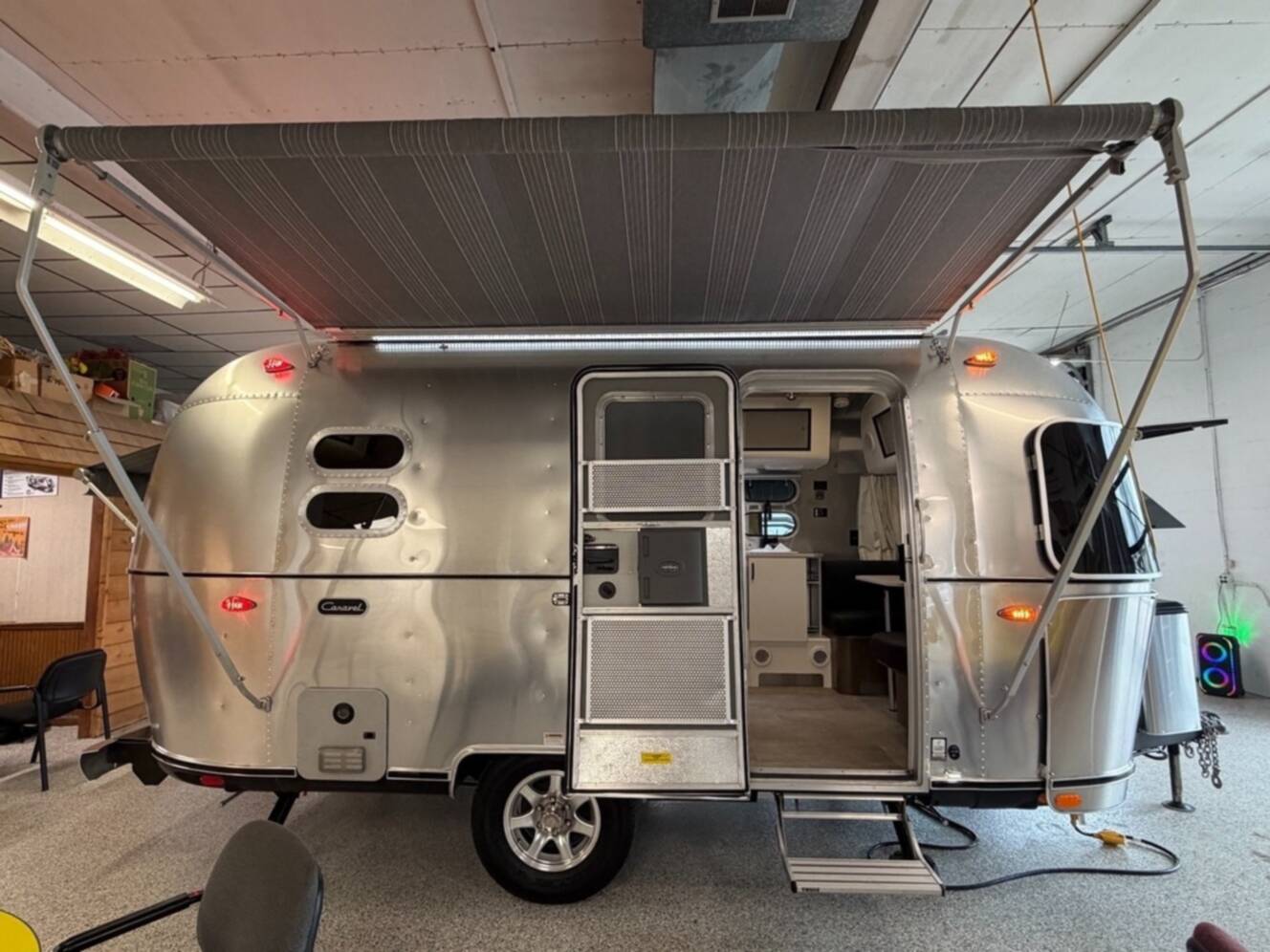 A photo of this 2022 Airstream Caravel 19CB