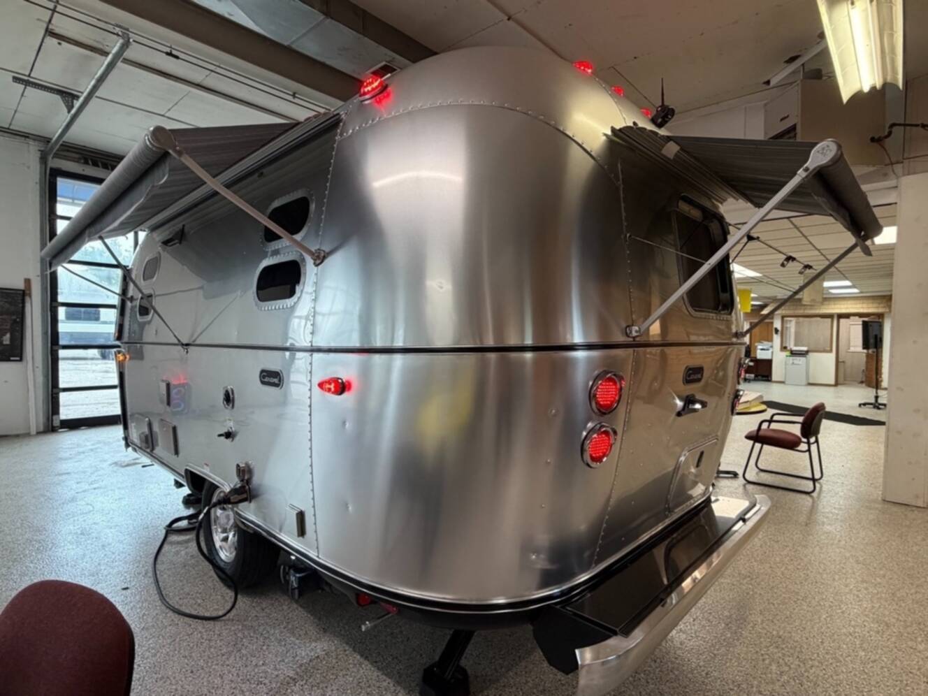 A photo of this 2022 Airstream Caravel 19CB