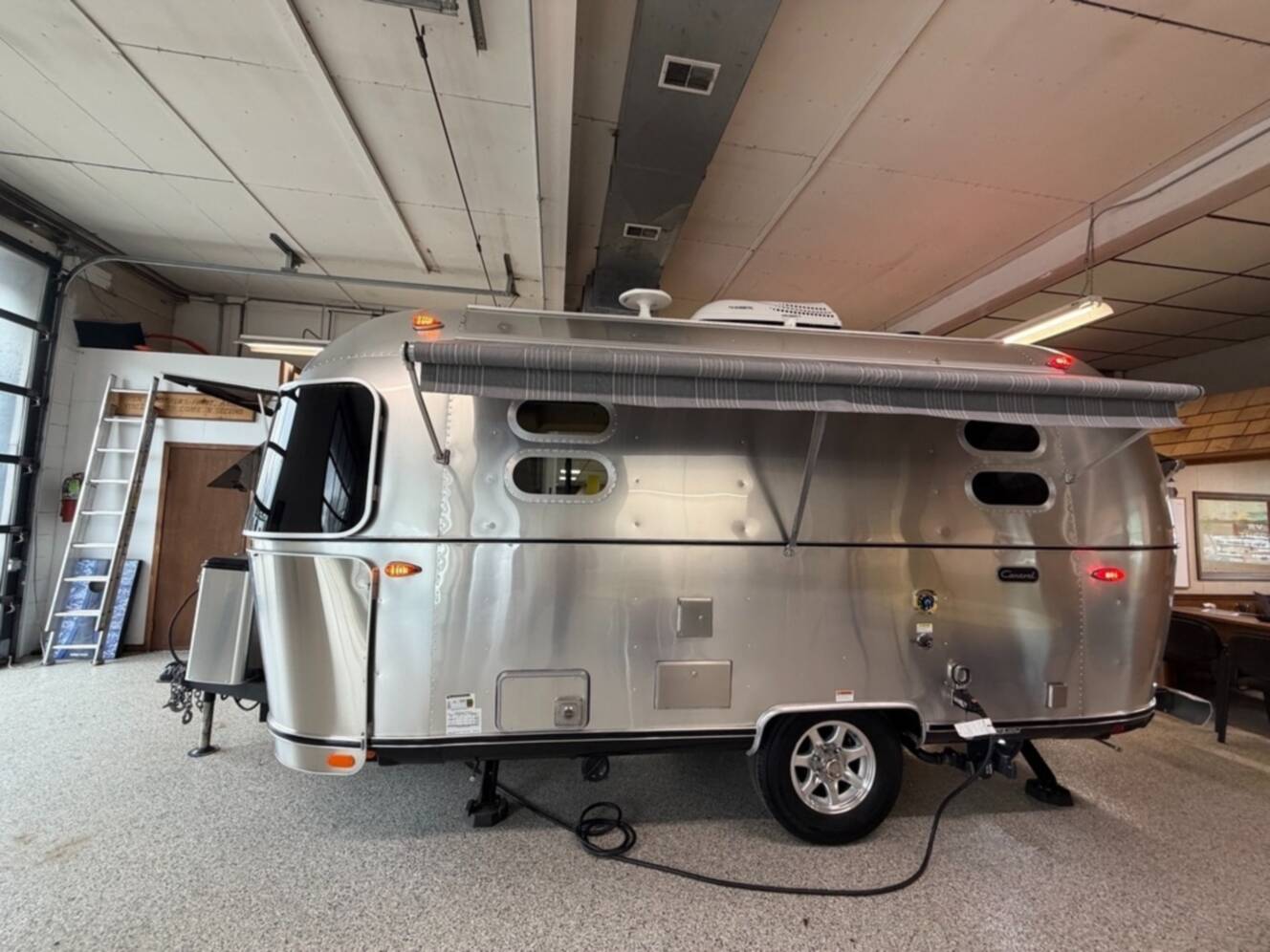 A photo of this 2022 Airstream Caravel 19CB