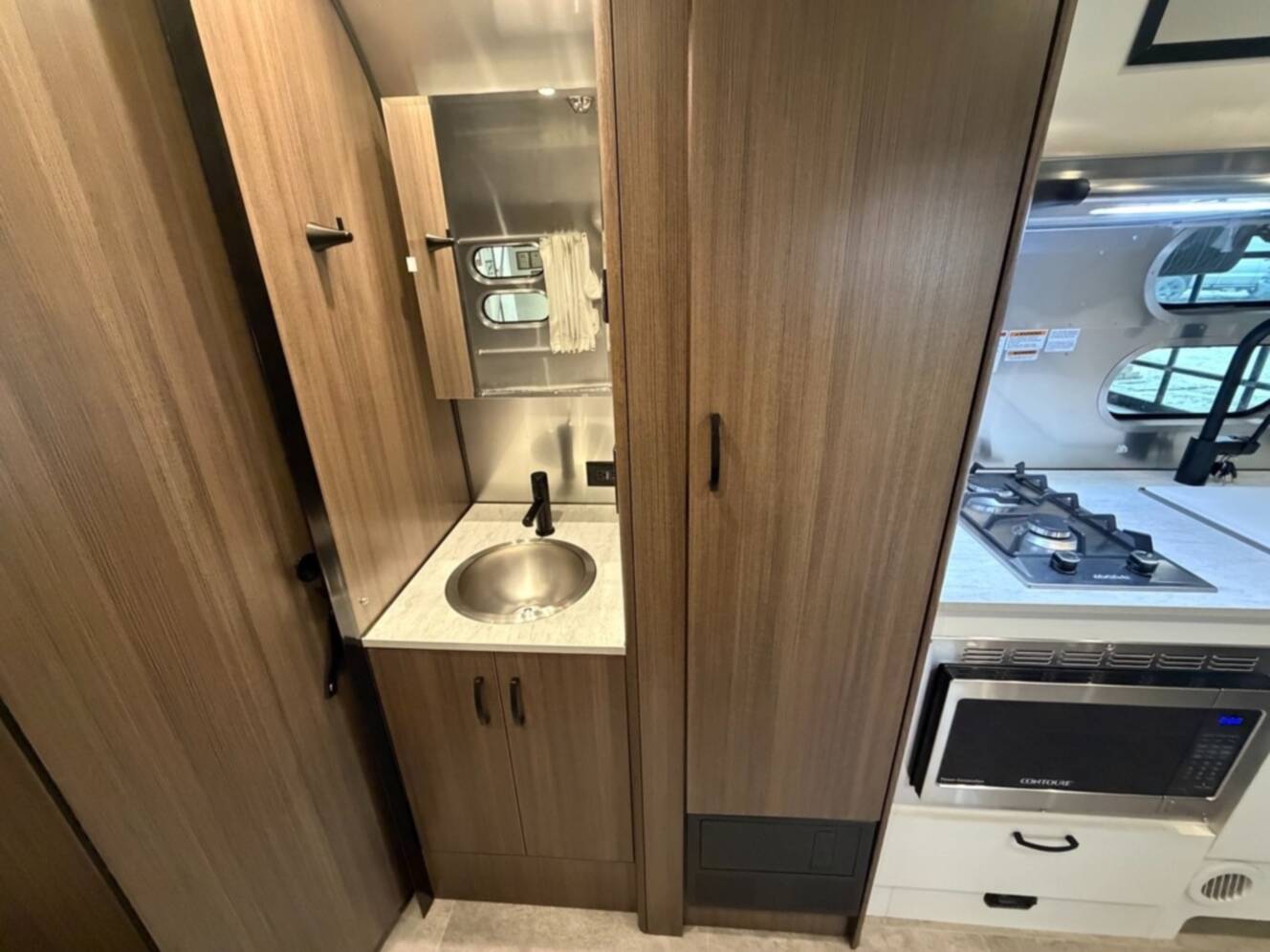 A photo of this 2022 Airstream Caravel 19CB