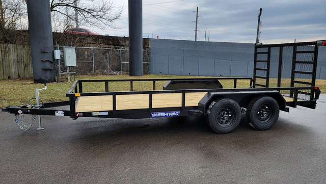 2027 Sure-Trac 7'X16' 7K Tube Top Utility Trailer in Delphos, ME