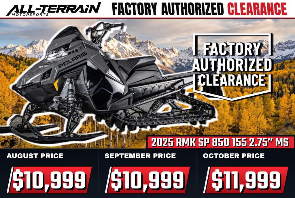 2025 Polaris RMK SP 850 155 2.75" MS. in grand junction CO