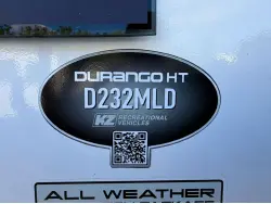 2027 KZ RV Durango HT D232MLD