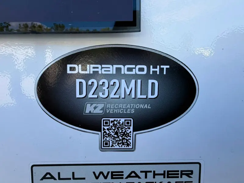2027 KZ RV Durango HT D232MLD