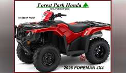 2026 Honda FourTrax Foreman 4x4 Recreation/Utility ATV