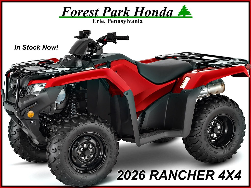 2026 Honda FourTrax Rancher 4x4 Recreation/Utility ATV