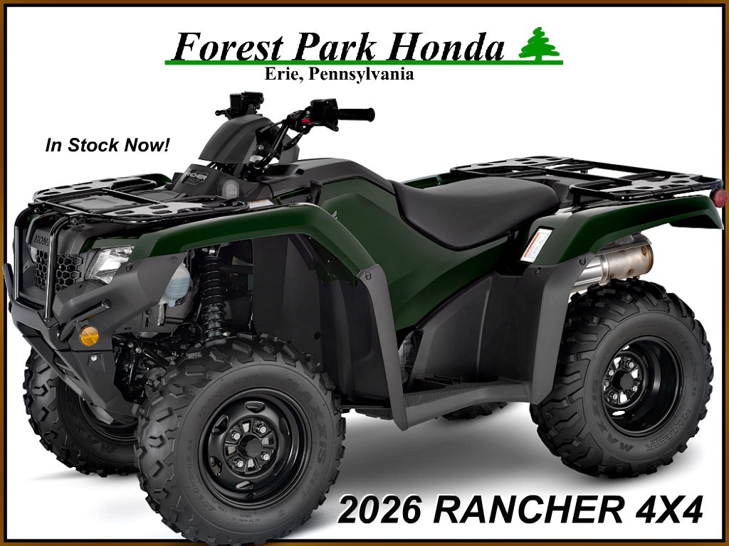 2026 Honda FourTrax Rancher 4x4 Recreation/Utility ATV