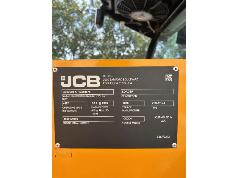 2026 JCB 2TS-7T