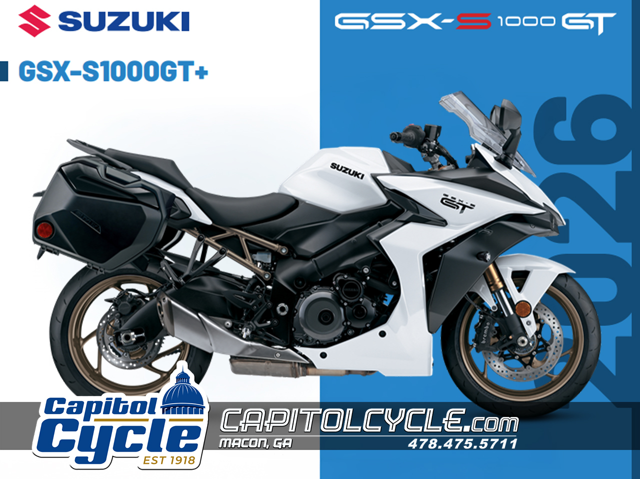 2026 Suzuki GSX-S1000GT+ 1000GT+ in Macon, GA
