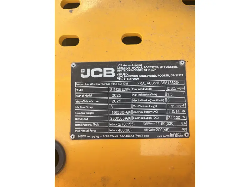 2025 JCB S1932E