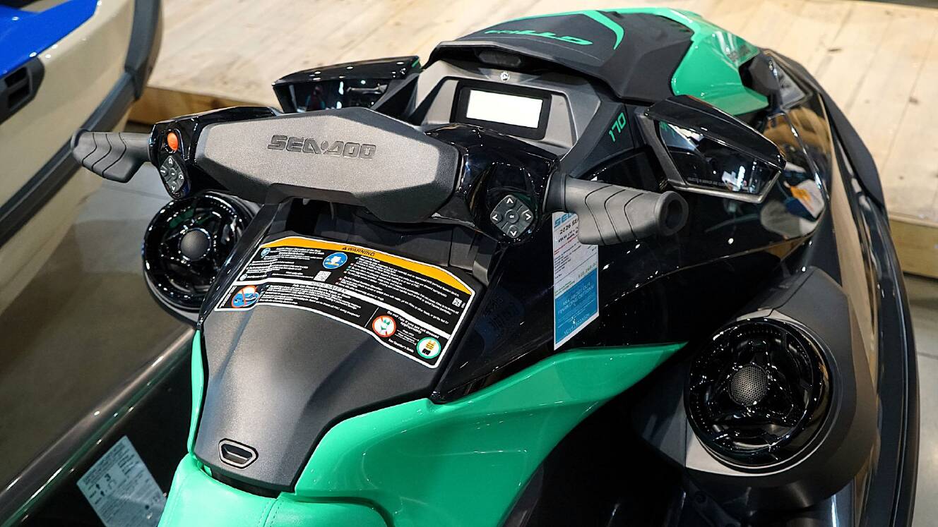 A photo of this 2026 Sea-Doo GTI SE 170 Tech Package, Audio, iDF, iBR