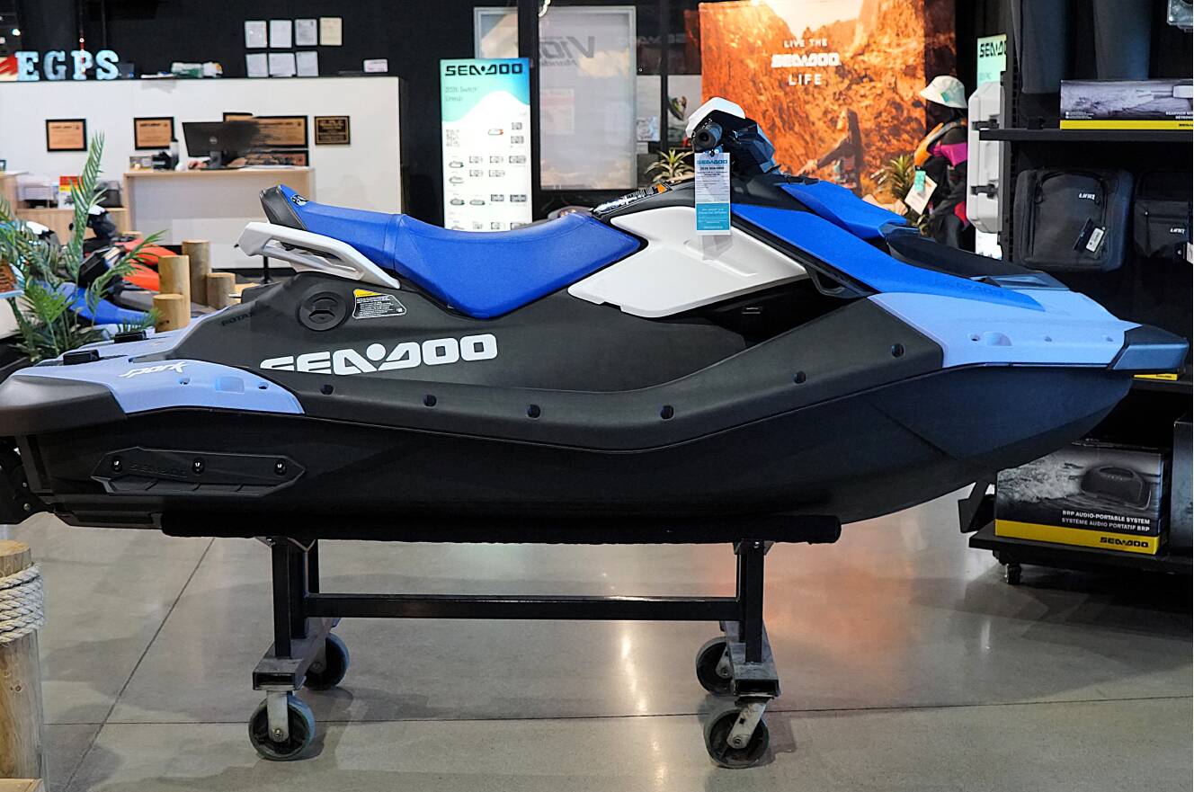 A photo of this 2026 Sea-Doo Spark for 2 90 hp Convenience package with iBR