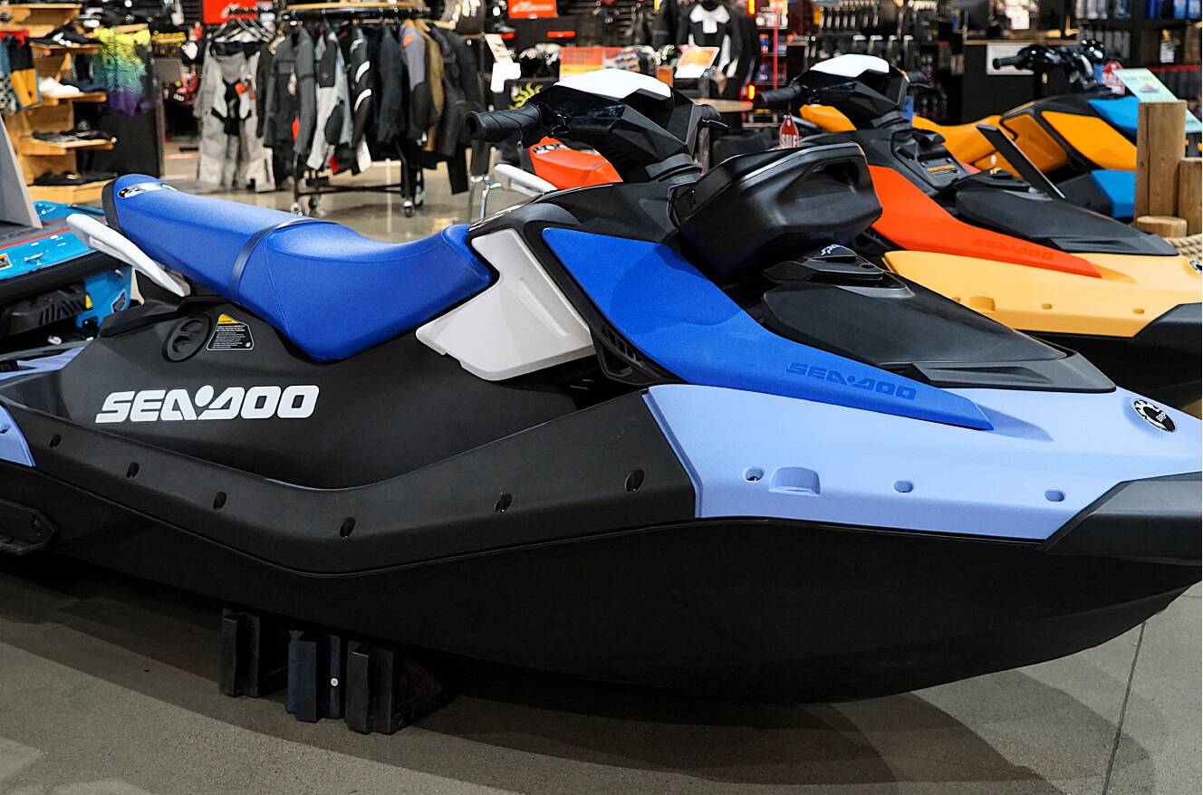 A photo of this 2026 Sea-Doo Spark for 3 90 hp Convenience package with iBR and A