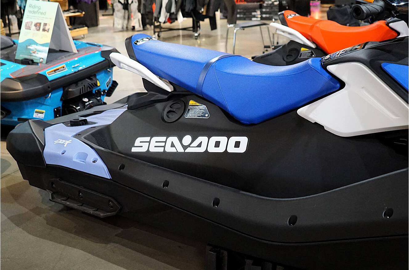 A photo of this 2026 Sea-Doo Spark for 3 90 hp Convenience package with iBR and A