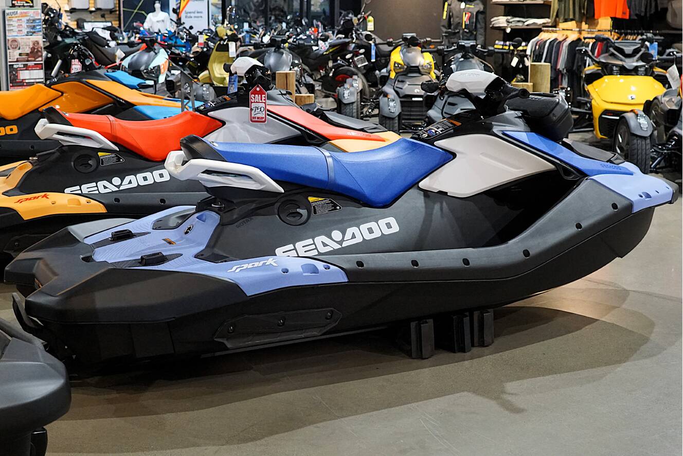 A photo of this 2026 Sea-Doo Spark for 3 90 hp Convenience package with iBR and A
