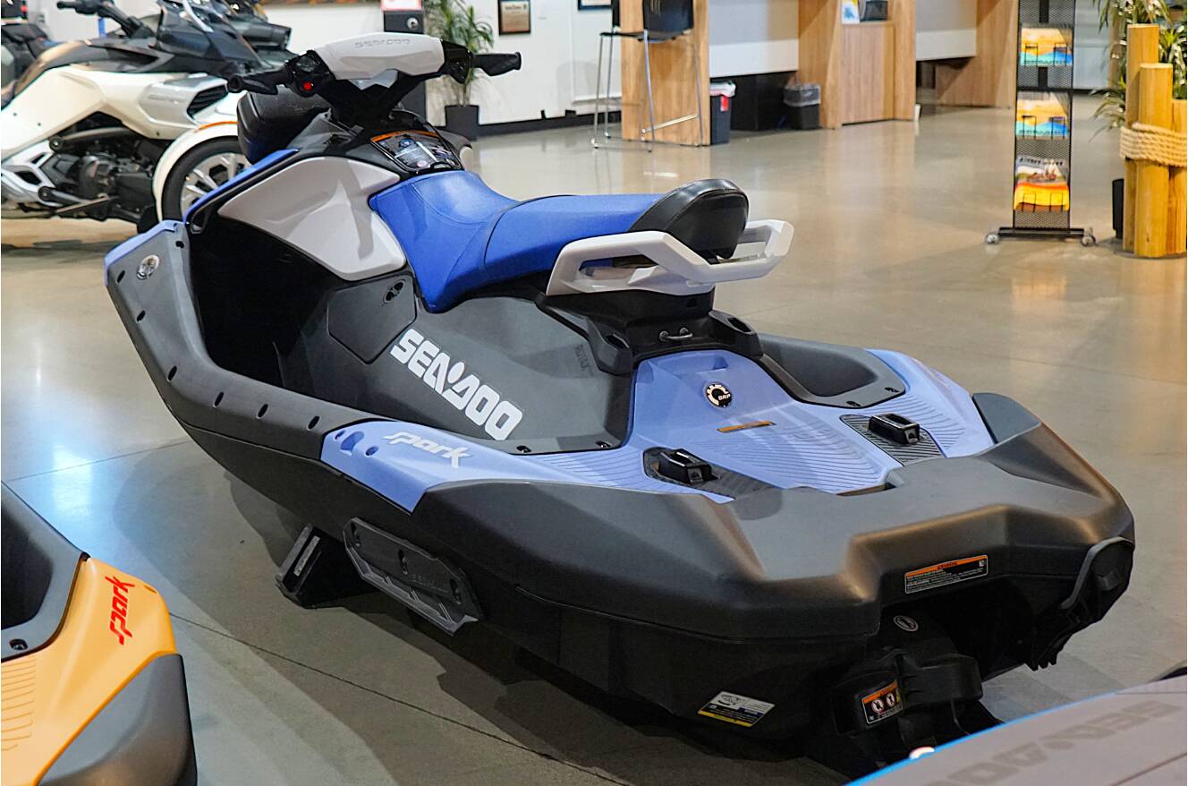 A photo of this 2026 Sea-Doo Spark for 3 90 hp Convenience package with iBR and A