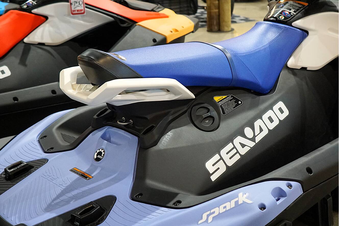 A photo of this 2026 Sea-Doo Spark for 3 90 hp Convenience package with iBR and A
