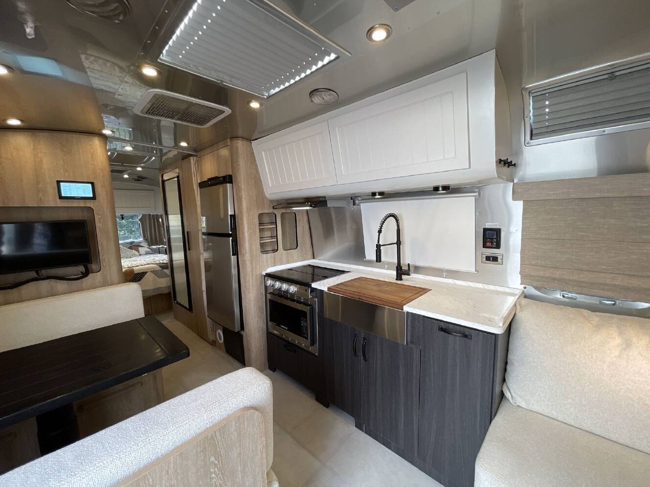 A photo of this 2023 Airstream Pottery Barn 28RB