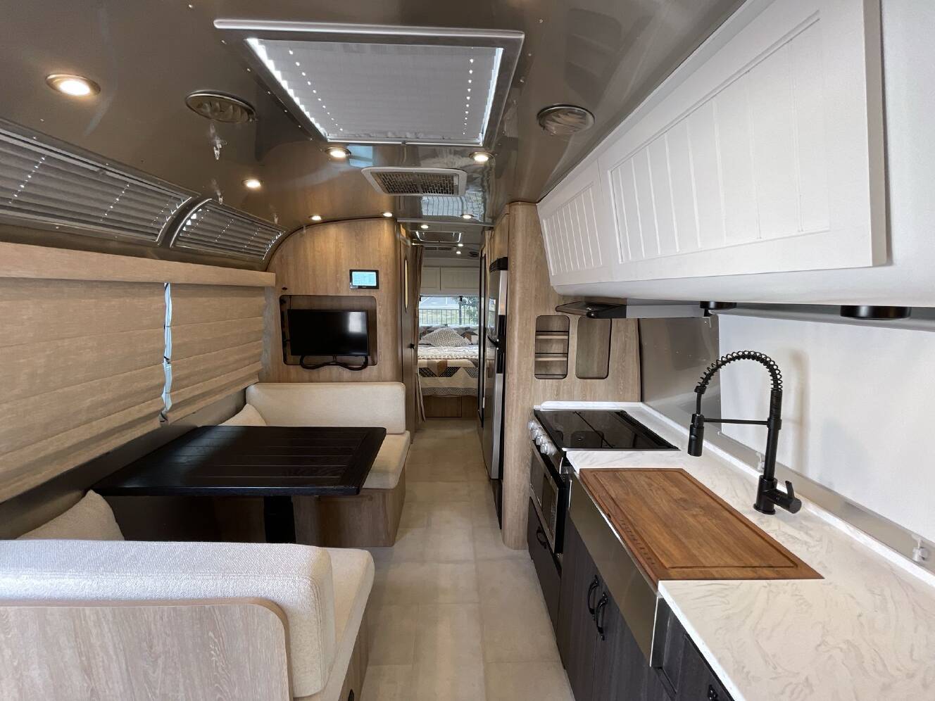 A photo of this 2023 Airstream Pottery Barn 28RB