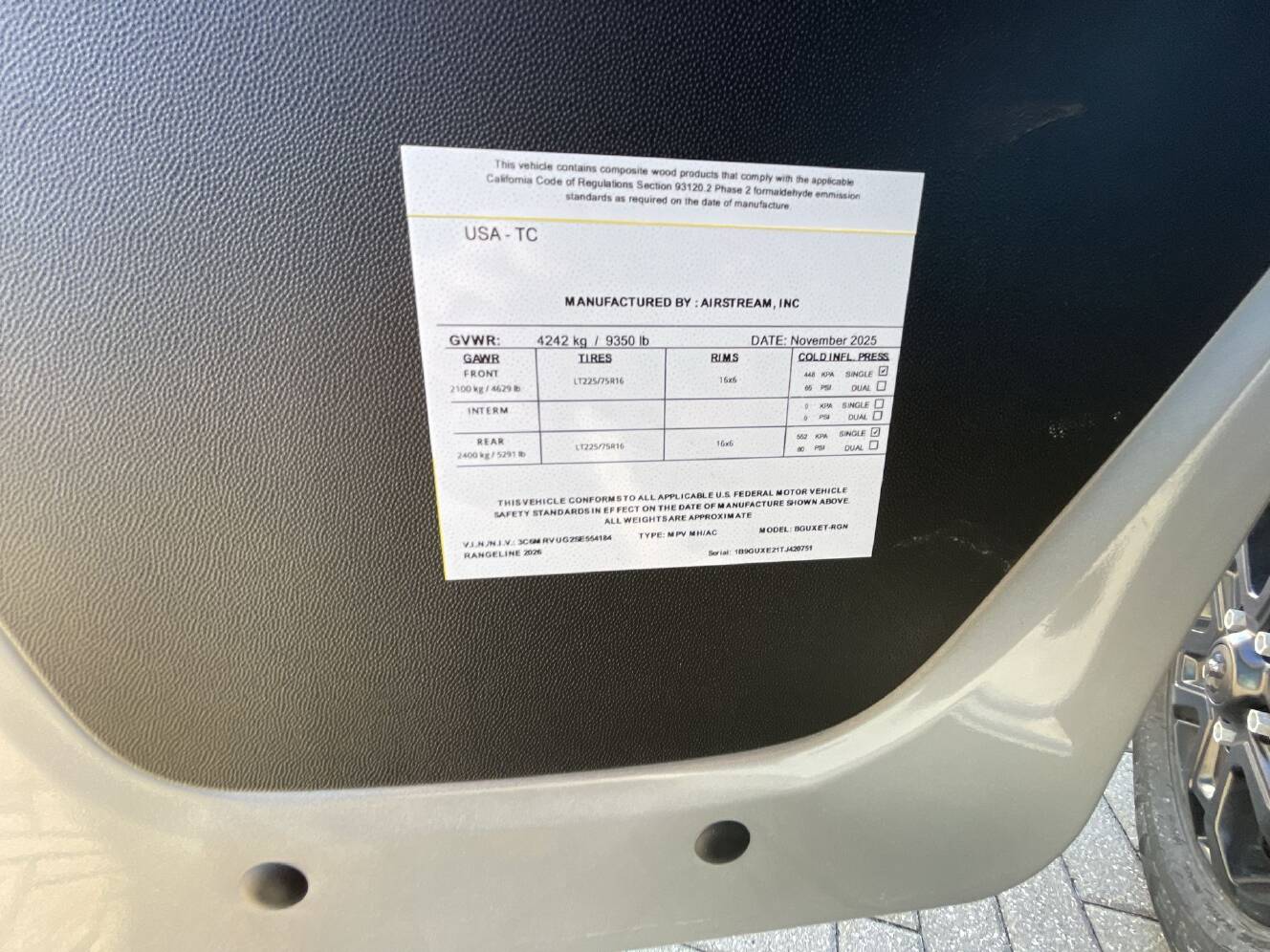 A photo of this 2026 Airstream Rangeline Rangeline