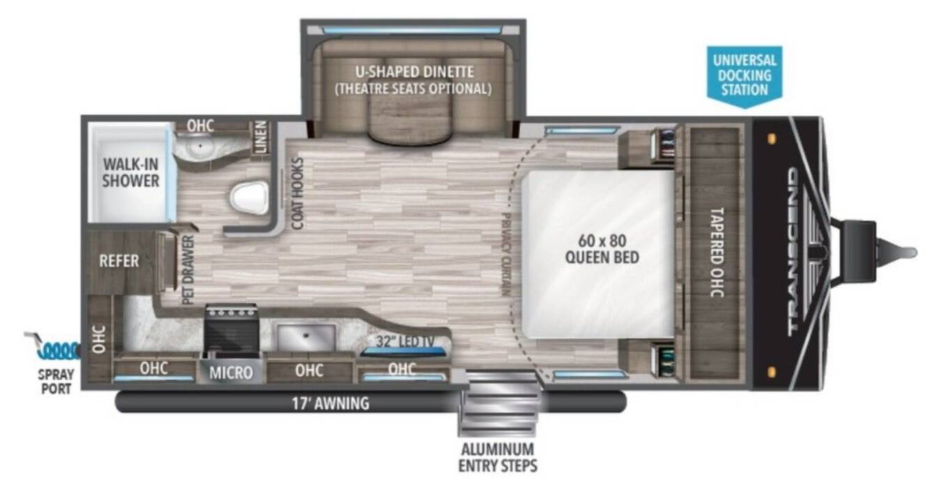 A photo of this 2023 Grand Design Transcend Xplor 200MK