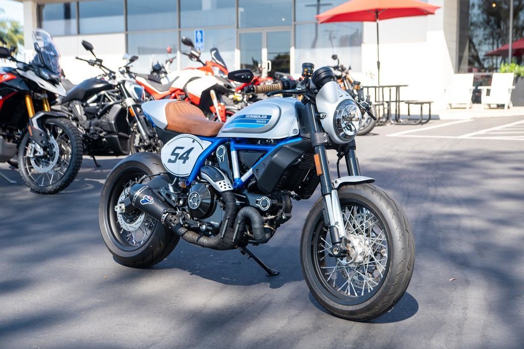 2020 Ducati Scrambler Cafe Racer Silver Ice Matte CAFE RACER in Costa Mesa, CA