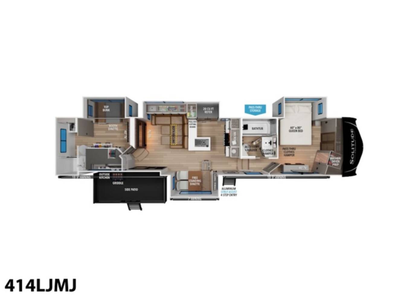 A photo of this 2026 Grand Design SOLITUDE Solitude 414LJMJ