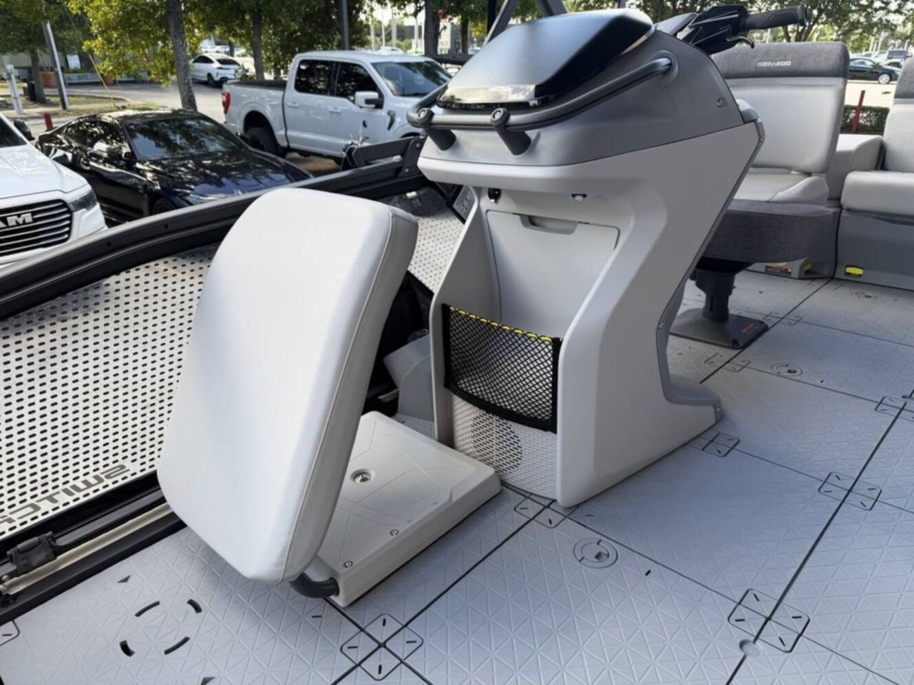 A photo of this 2026 Sea-Doo Switch Sport 18 - 300 hp Galvanized