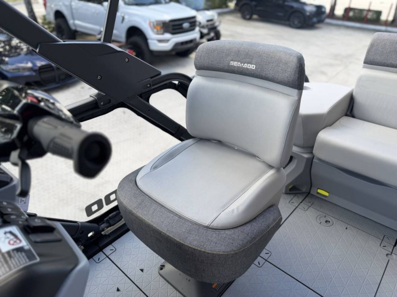 A photo of this 2026 Sea-Doo Switch Sport 18 - 300 hp Galvanized