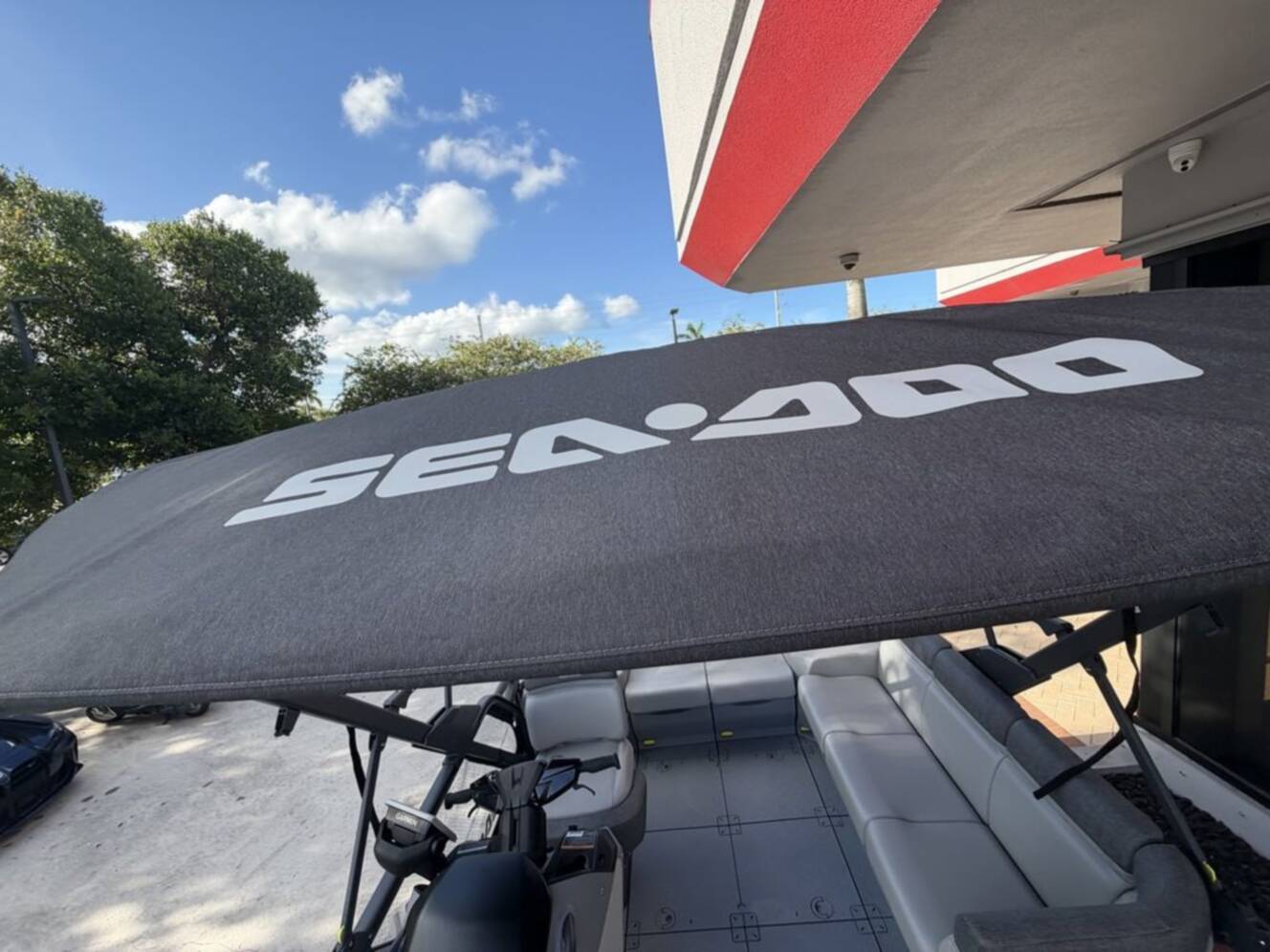 A photo of this 2026 Sea-Doo Switch Sport 18 - 300 hp Galvanized