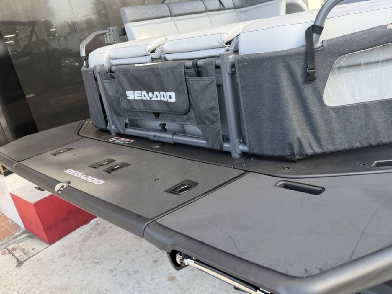 A photo of this 2026 Sea-Doo Switch Sport 18 - 300 hp Galvanized