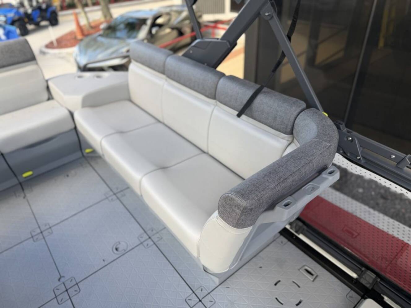 A photo of this 2026 Sea-Doo Switch Sport 18 - 300 hp Galvanized