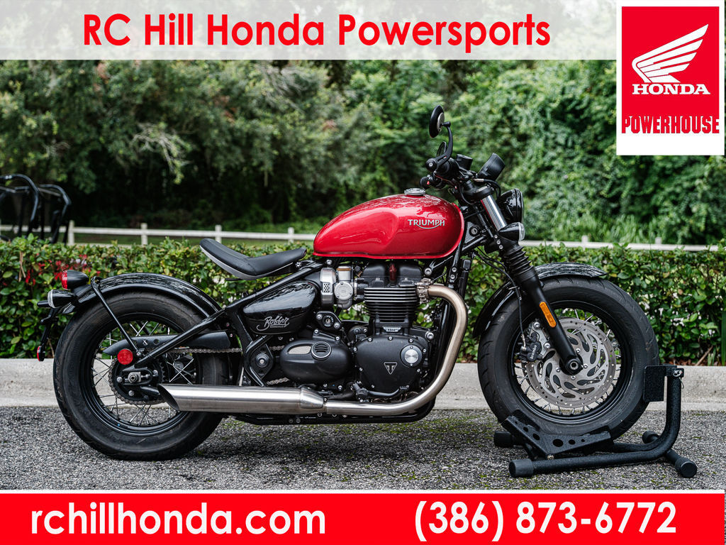 2023 Triumph Bonneville Bobber Red Hopper BASE in Deland, FL