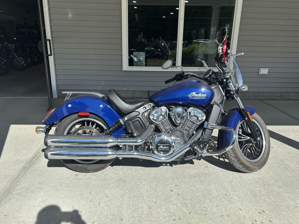 2021 Indian Motorcycle® Scout® ABS Deepwater Metallic ABS in Swanzey, NH
