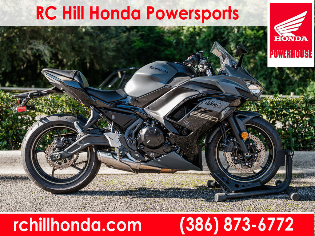 2024 Kawasaki Ninja® 650 Metallic Matte Graphenesteel Gray/Ebony BASE in Deland, FL