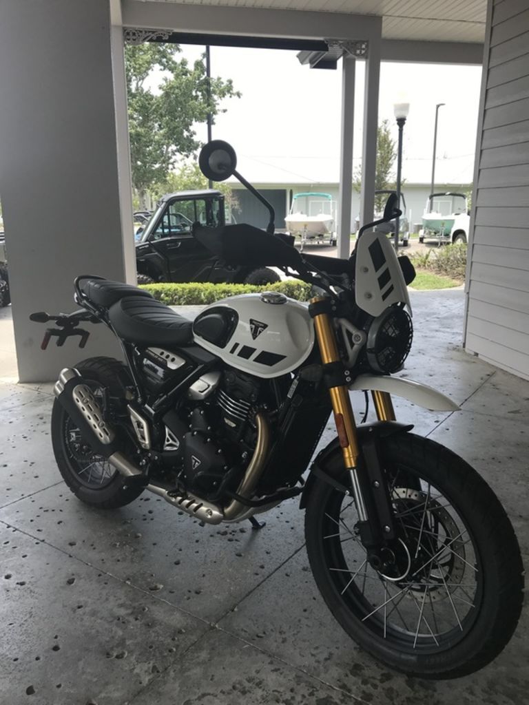 2026 Triumph Scrambler 400 XC Vanilla White 400 XC in Oakland, FL