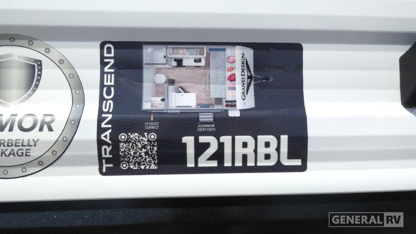 A photo of this 2027 Grand Design TRANSCEND-LITE 121RBL