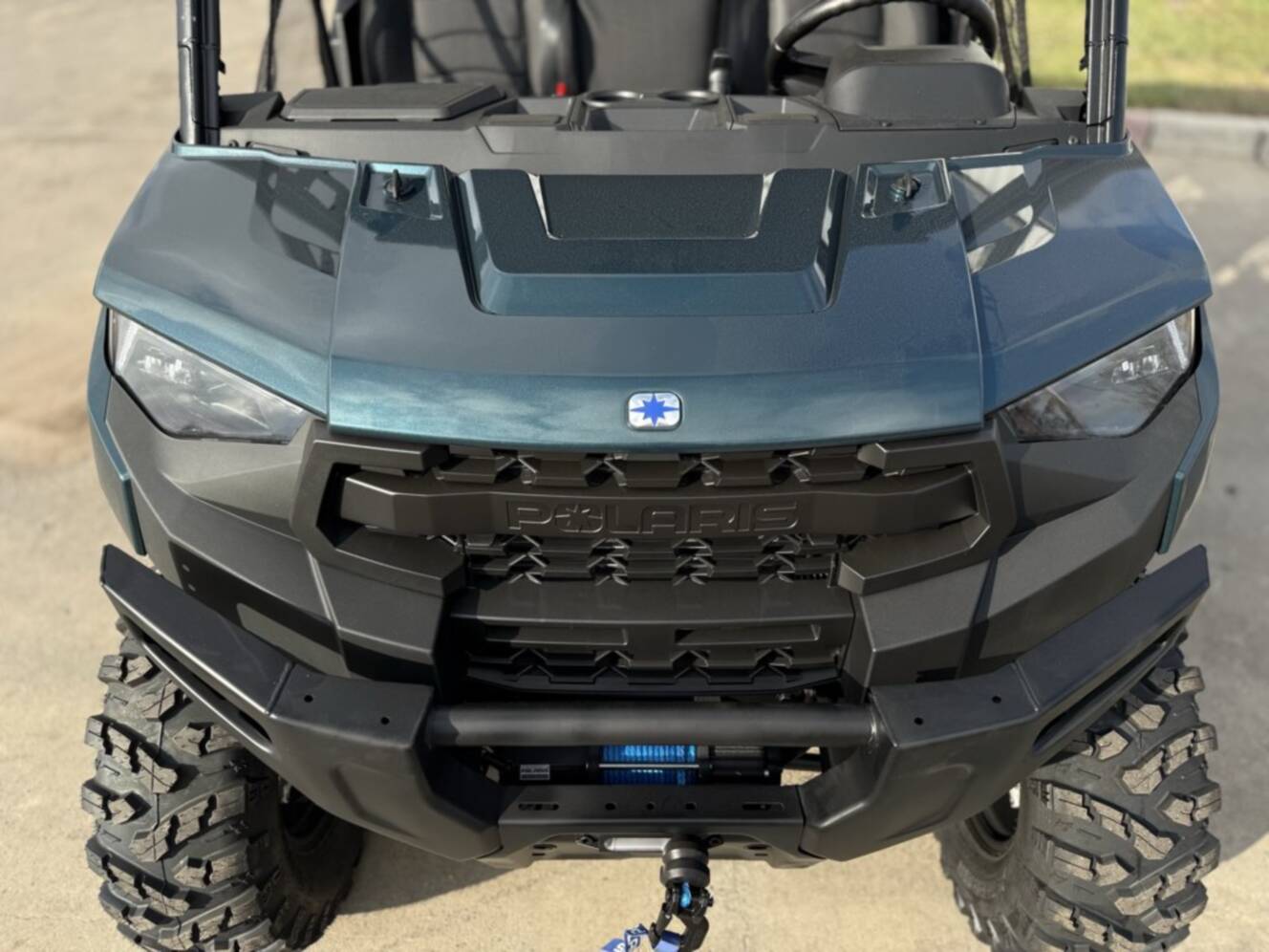 A photo of this 2026 Polaris RGR CREW XP 1000 PREMIUM BLUE LABYRINTH