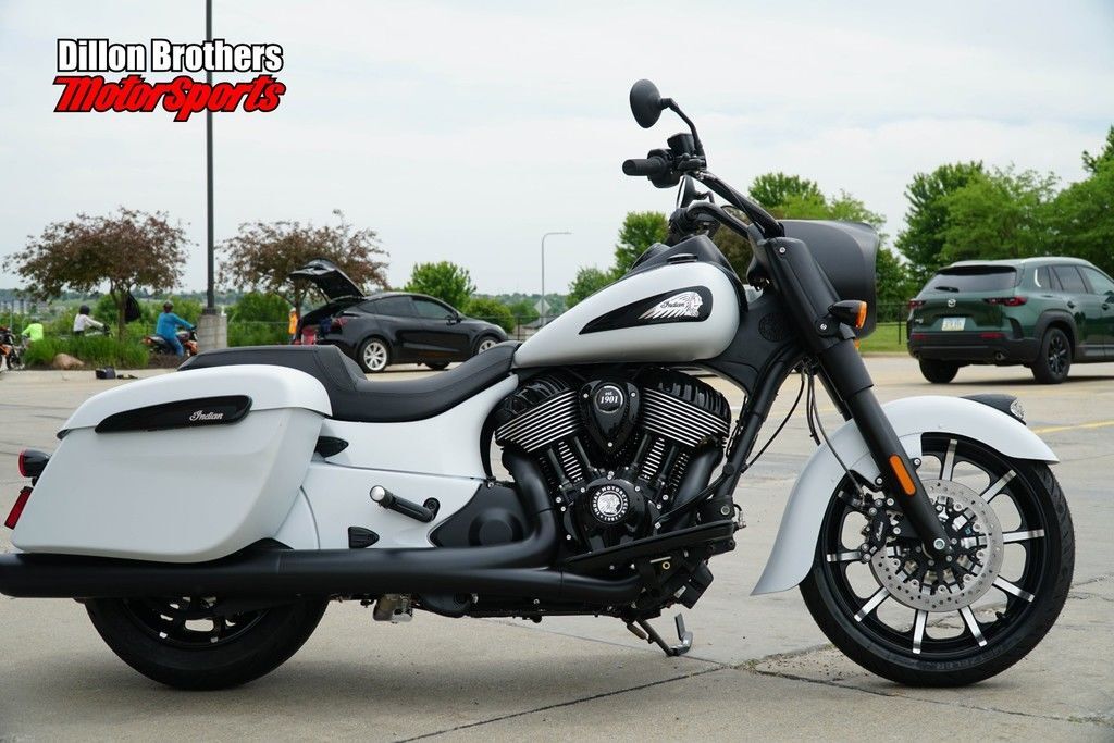 2026 Indian Motorcycle® Springfield ® Dark Horse® Ghost White Metallic Smoke DARK HORSE in Omaha, NE