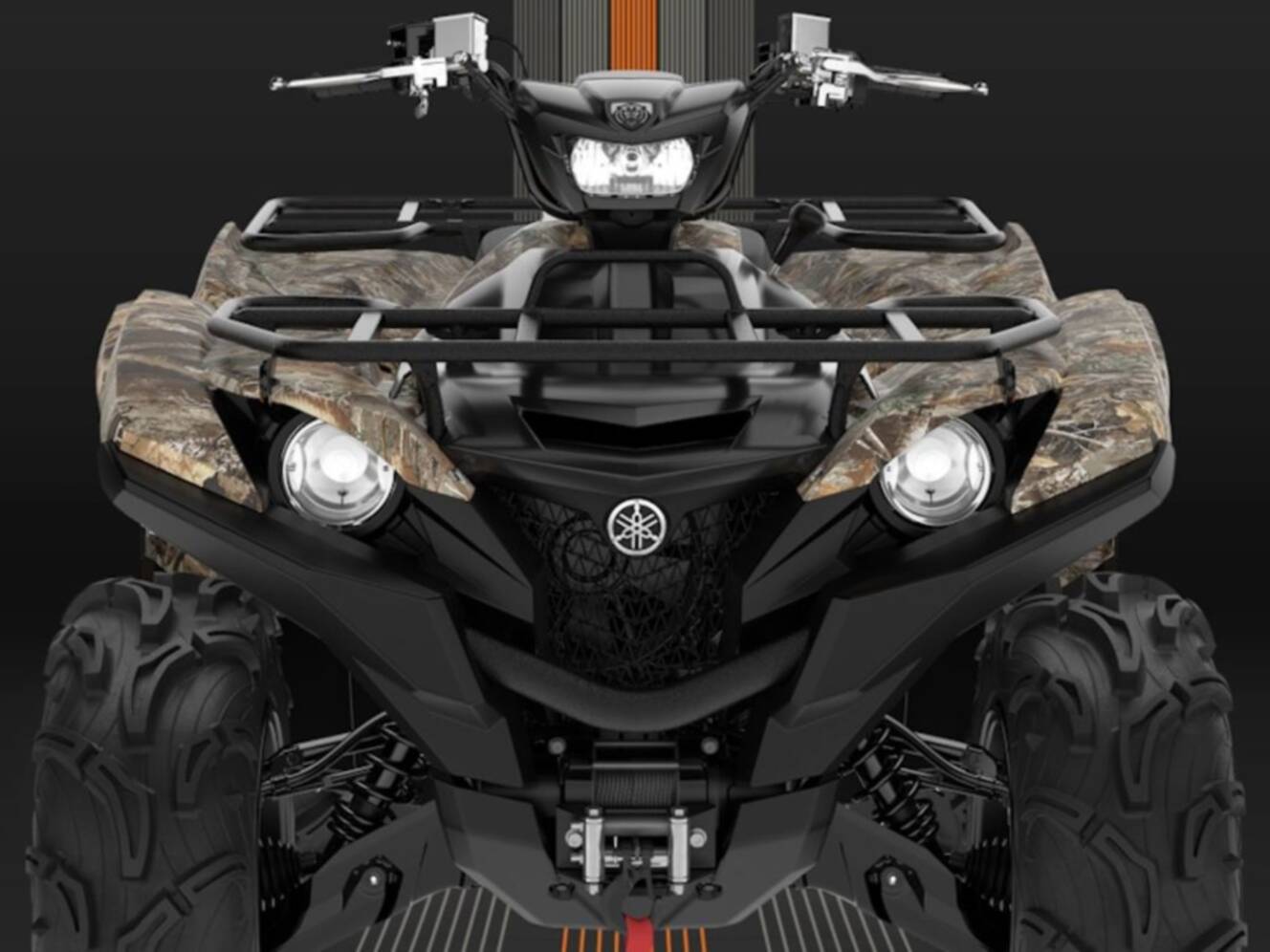 A photo of this 2026 Yamaha Grizzly EPS Camo