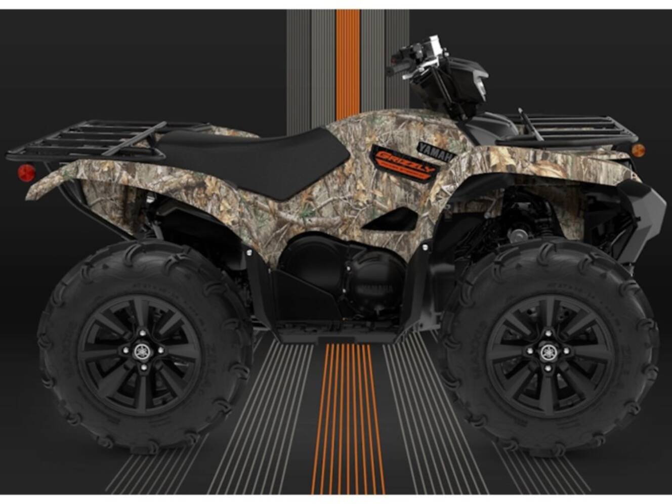 A photo of this 2026 Yamaha Grizzly EPS Camo