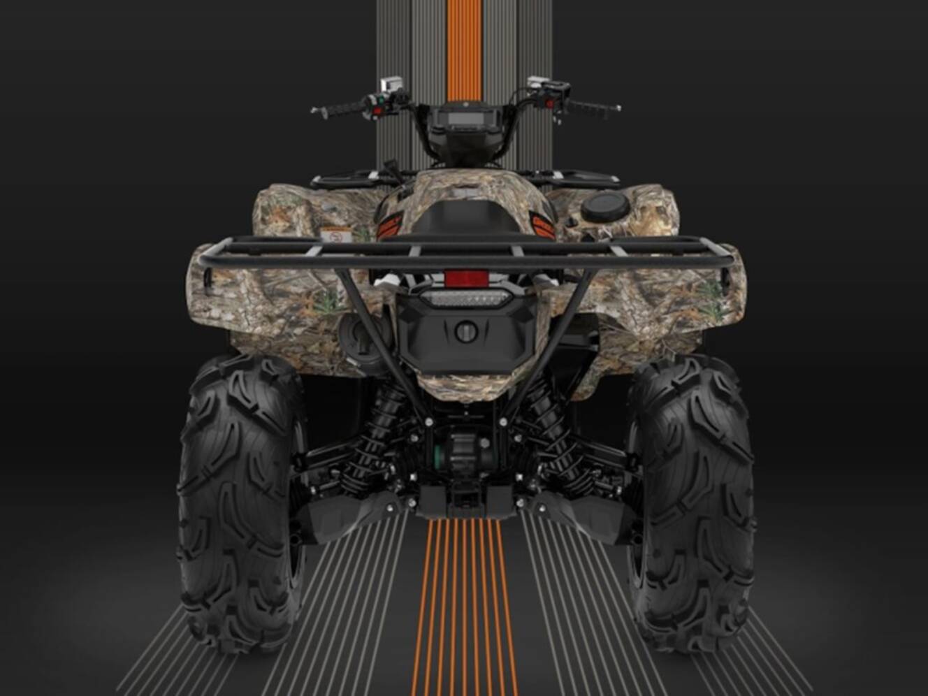 A photo of this 2026 Yamaha Grizzly EPS Camo