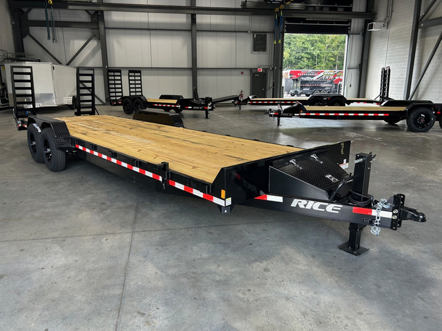 2026 RICE 7X26 Powder Coated 14K Lowpro Equipment Trailer W/ in Loudon, NH