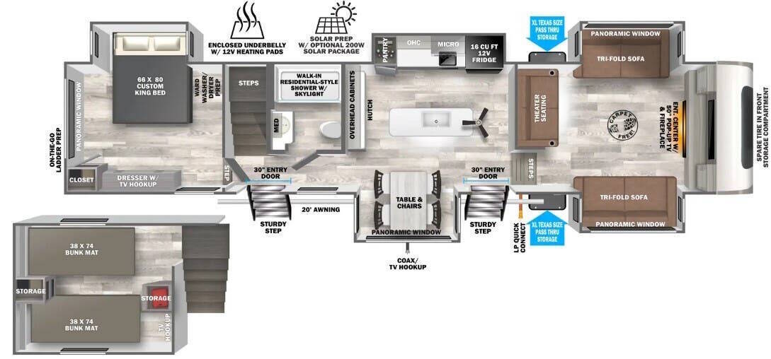 2024 Forest River Wildwood Heritage Glen 378FL in odessa MO