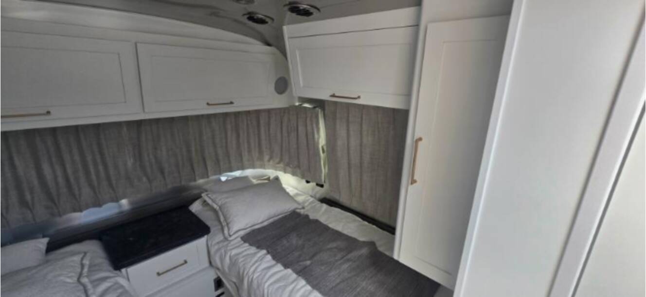 A photo of this 2025 Airstream Classic 30RB TWIN