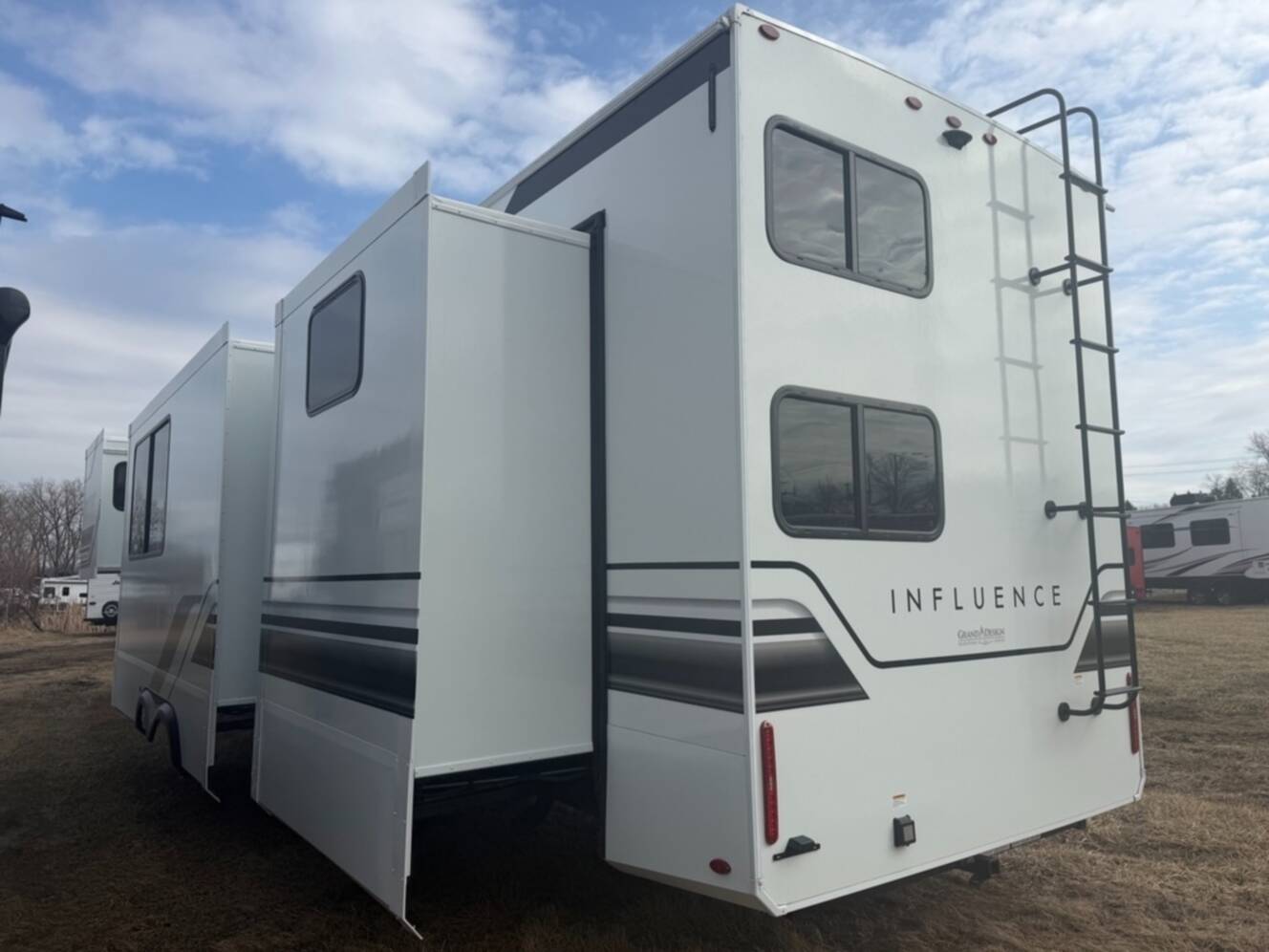 A photo of this 2026 Grand Design Influence 3904BH